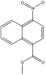 methyl 4-nitro-1-naphthoate Structure