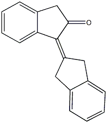 1,2'-bis(1,3-dihydro-2H-inden-1-ylidene)-2-one 구조식 이미지