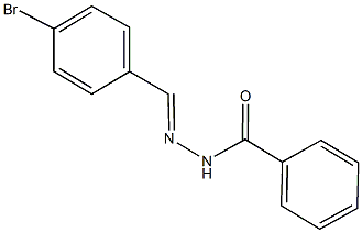 N'-(4-bromobenzylidene)benzohydrazide 구조식 이미지