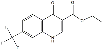 ethyl 4-oxo-7-(trifluoromethyl)-1,4-dihydro-3-quinolinecarboxylate 구조식 이미지