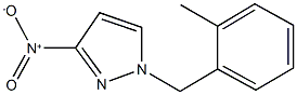 3-nitro-1-(2-methylbenzyl)-1H-pyrazole 구조식 이미지