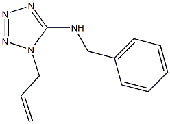 N-(1-allyl-1H-tetraazol-5-yl)-N-benzylamine 구조식 이미지