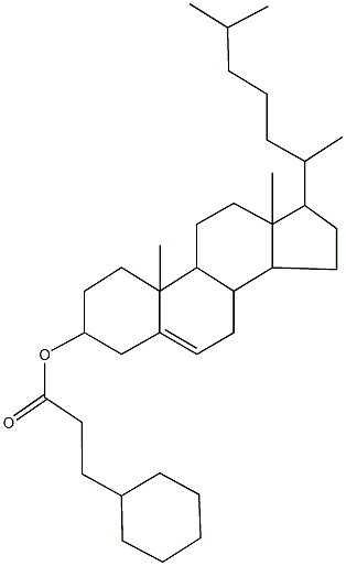 17-(1,5-dimethylhexyl)-10,13-dimethyl-2,3,4,7,8,9,10,11,12,13,14,15,16,17-tetradecahydro-1H-cyclopenta[a]phenanthren-3-yl 3-cyclohexylpropanoate Structure