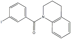 1-(3-iodobenzoyl)-1,2,3,4-tetrahydroquinoline 구조식 이미지