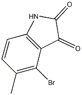 4-bromo-5-methyl-1H-indole-2,3-dione Structure