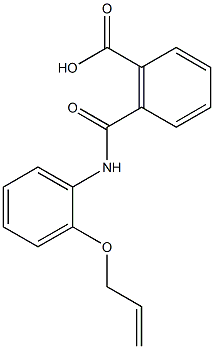 2-{[2-(allyloxy)anilino]carbonyl}benzoic acid 구조식 이미지