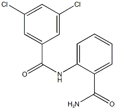 N-[2-(aminocarbonyl)phenyl]-3,5-dichlorobenzamide 구조식 이미지