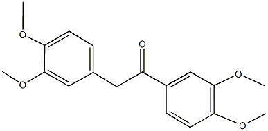 α-(3,4-Dimethoxyphenyl)-3',4'-dimethoxyacetophenone 구조식 이미지