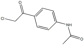 N-(4-(2-chloroacetyl)phenyl)acetamide Structure