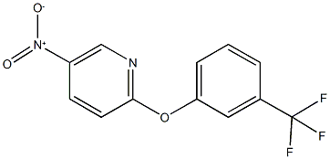 5-nitro-2-[3-(trifluoromethyl)phenoxy]pyridine Structure