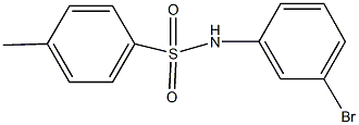 N-(3-bromophenyl)-4-methylbenzenesulfonamide 구조식 이미지