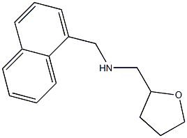 N-(1-naphthylmethyl)-N-(tetrahydro-2-furanylmethyl)amine Structure