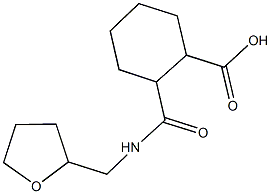 2-{[(tetrahydro-2-furanylmethyl)amino]carbonyl}cyclohexanecarboxylic acid 구조식 이미지