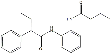 N-[2-(butyrylamino)phenyl]-2-phenylbutanamide 구조식 이미지