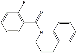 1-(2-fluorobenzoyl)-1,2,3,4-tetrahydroquinoline 구조식 이미지
