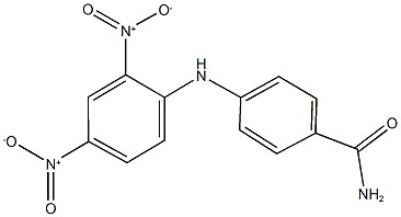4-{2,4-dinitroanilino}benzamide Structure