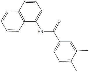 3,4-dimethyl-N-(1-naphthyl)benzamide 구조식 이미지