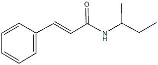 N-(sec-butyl)-3-phenylacrylamide Structure