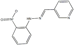 nicotinaldehyde {2-nitrophenyl}hydrazone Structure