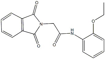2-(1,3-dioxo-1,3-dihydro-2H-isoindol-2-yl)-N-(2-ethoxyphenyl)acetamide Structure
