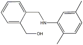 {2-[(2,5-dimethylanilino)methyl]phenyl}methanol 구조식 이미지