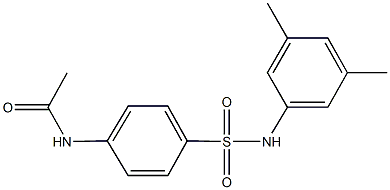 N-{4-[(3,5-dimethylanilino)sulfonyl]phenyl}acetamide 구조식 이미지