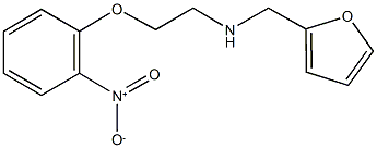 N-(2-furylmethyl)-2-(2-nitrophenoxy)ethanamine Structure