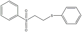 phenyl 2-(phenylsulfanyl)ethyl sulfone 구조식 이미지