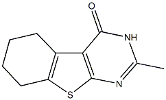 2-methyl-5,6,7,8-tetrahydro[1]benzothieno[2,3-d]pyrimidin-4-ol 구조식 이미지