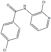 4-chloro-N-(2-chloro-3-pyridinyl)benzamide Structure