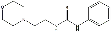 N-[2-(4-morpholinyl)ethyl]-N'-phenylcarbamimidothioic acid Structure