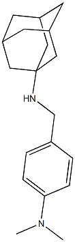 N-(1-adamantyl)-N-[4-(dimethylamino)benzyl]amine Structure