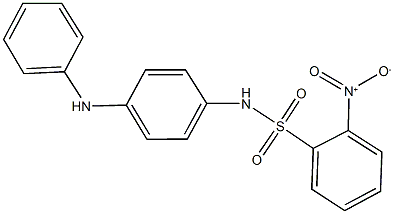 2-nitro-N-[4-(phenylamino)phenyl]benzenesulfonamide 구조식 이미지