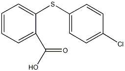 2-[(4-chlorophenyl)sulfanyl]benzoic acid Structure