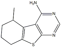 5-methyl-5,6,7,8-tetrahydro[1]benzothieno[2,3-d]pyrimidin-4-amine 구조식 이미지