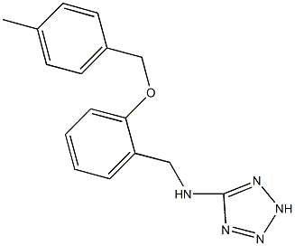 N-{2-[(4-methylbenzyl)oxy]benzyl}-N-(2H-tetraazol-5-yl)amine 구조식 이미지