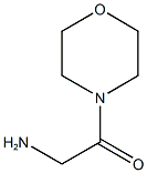 2-(4-morpholinyl)-2-oxoethylamine 구조식 이미지