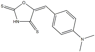 5-[4-(dimethylamino)benzylidene]-1,3-oxazolidine-2,4-dithione 구조식 이미지