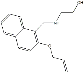 2-({[2-(allyloxy)-1-naphthyl]methyl}amino)ethanol 구조식 이미지