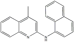 N-(4-methyl-2-quinolinyl)-N-(1-naphthyl)amine 구조식 이미지