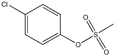 4-chlorophenyl methanesulfonate 구조식 이미지