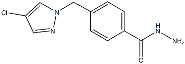 4-[(4-chloro-1H-pyrazol-1-yl)methyl]benzohydrazide 구조식 이미지