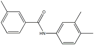 N-(3,4-dimethylphenyl)-3-methylbenzamide Structure