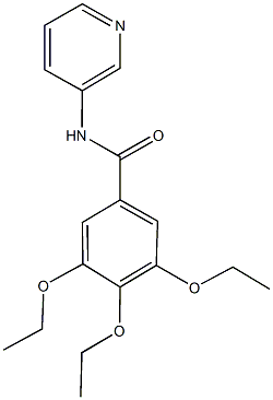 3,4,5-triethoxy-N-(3-pyridinyl)benzamide 구조식 이미지