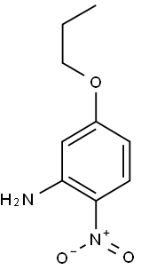 2-nitro-5-propoxyaniline Structure