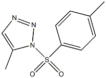 5-methyl-1-[(4-methylphenyl)sulfonyl]-1H-1,2,3-triazole 구조식 이미지