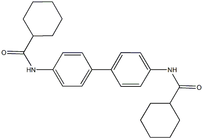 N-{4'-[(cyclohexylcarbonyl)amino][1,1'-biphenyl]-4-yl}cyclohexanecarboxamide 구조식 이미지