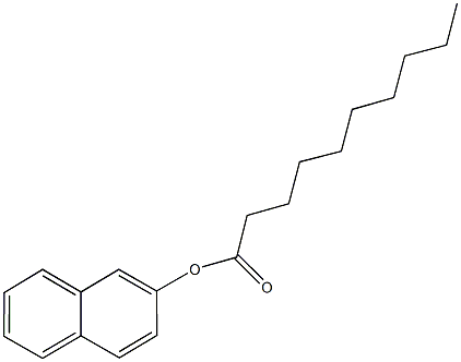 2-naphthyl decanoate 구조식 이미지