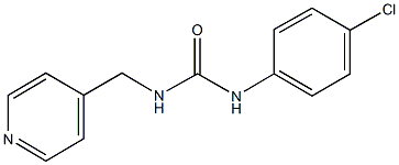 N-(4-chlorophenyl)-N'-(4-pyridinylmethyl)urea 구조식 이미지