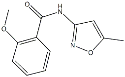 2-methoxy-N-(5-methyl-3-isoxazolyl)benzamide Structure